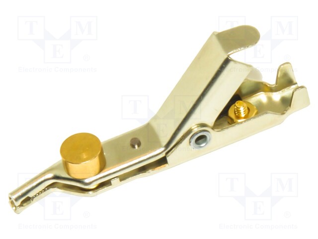 Crocodile clip; Grip capac: max.25.4mm; Overall len: 66.4mm