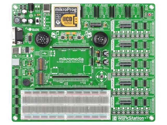 Dev.kit: Microchip PIC; Interface: RS232,UART