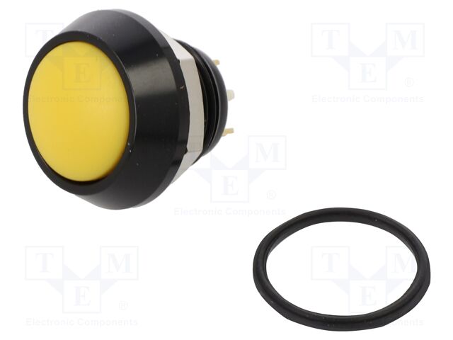 Switch: vandal resistant; Pos: 2; SPST-NO; 5A/24VDC; IP65; OFF-(ON)