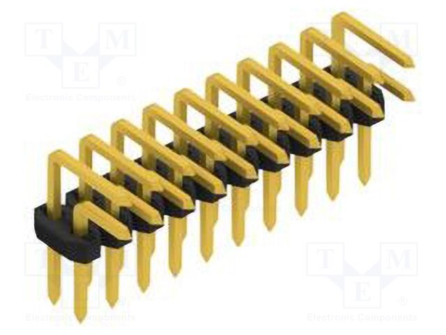 Connector: pin strips; pin header; male; PIN: 20; 2mm; THT; 2x10