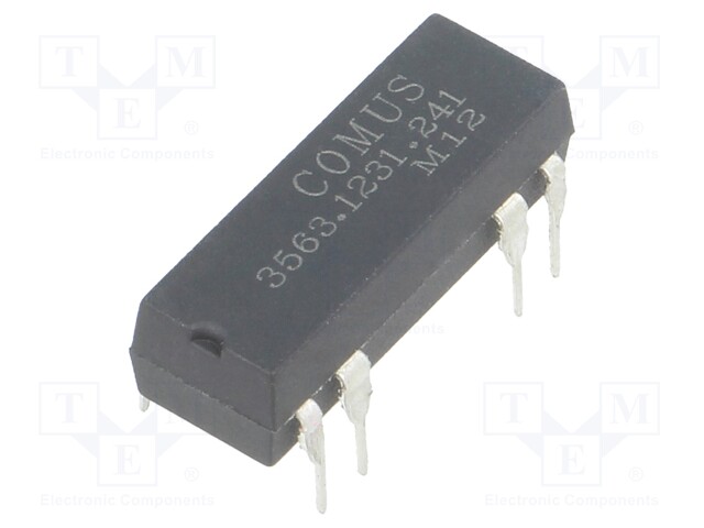 Relay: reed; SPDT; Ucoil: 24VDC; 400mA; max.100VDC; 5W; Rcoil: 2.15kΩ