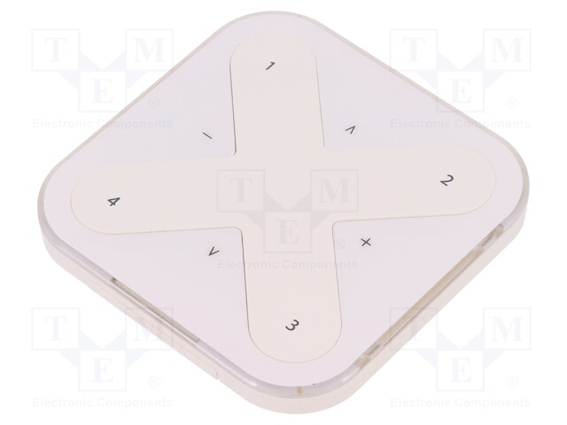 Wireless dimmer; IP20; Dim: 90x90x12mm; Range: 60m