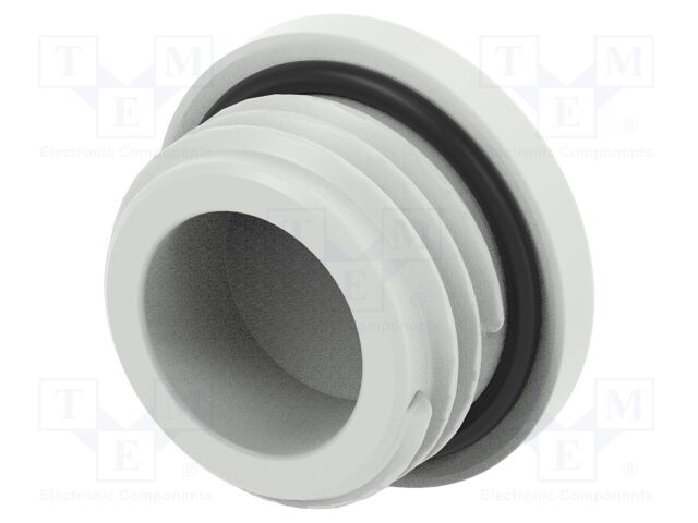 Stopper; polyamide; light grey; IP68; Entrelec; Gland: PG7; 6mm
