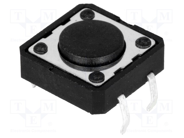 Microswitch TACT; SPST-NO; Pos: 2; 0.05A/12VDC; THT; none; 1.6N