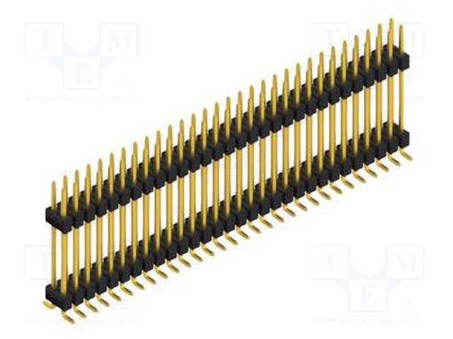 Connector: pin strips; pin header; male; PIN: 60; 2.54mm; SMT; 2x30