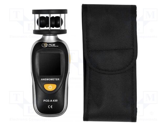 Thermoanemometer; LCD; -20÷50°C; 145x55x48mm; Illumin: yes