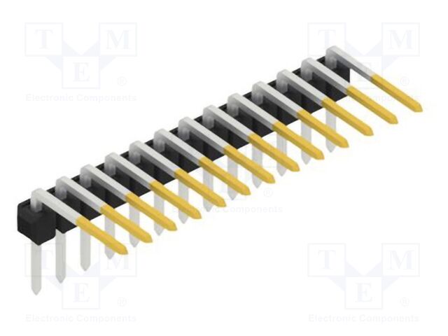 Connector: pin strips; pin header; male; PIN: 13; 2.54mm; THT; 1x13