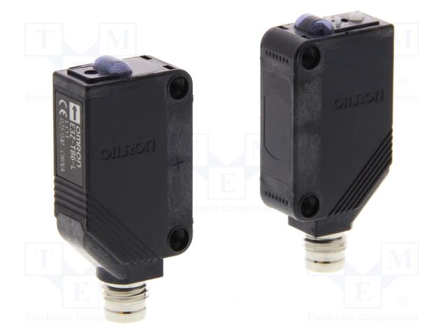 Sensor: photoelectric; transmitter-receiver