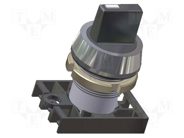 Switch: rotary; Stabl.pos: 2; 22mm; blue; IP55; 70000cycles; Pos: 2