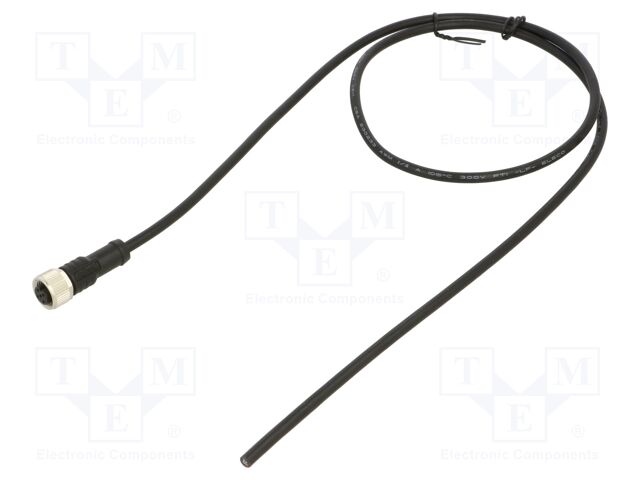 Plug; M12; PIN: 4; female; A code-DeviceNet / CANopen; 1m; 250V; 4A