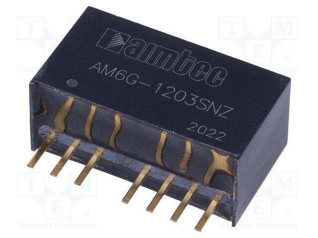 Converter: DC/DC; 6W; Uin: 9÷18V; 3.3VDC; Iout: 1.35A; SIP8; 4.9g