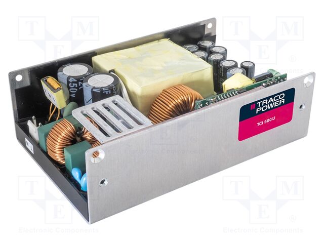 Power supply: switching; for building in,modular; 500W; 12VDC