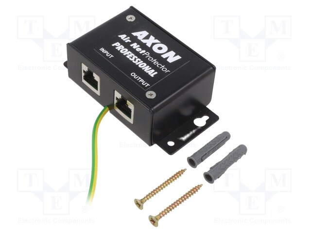 Arrester: for telecommunications networks; for wall mounting
