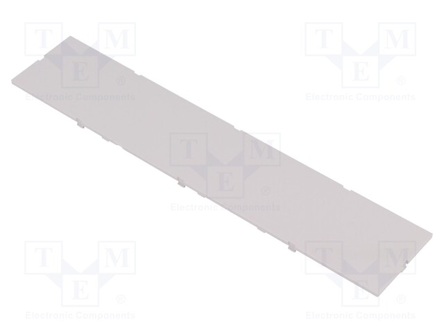 Front panel; without frame,with holder; grey