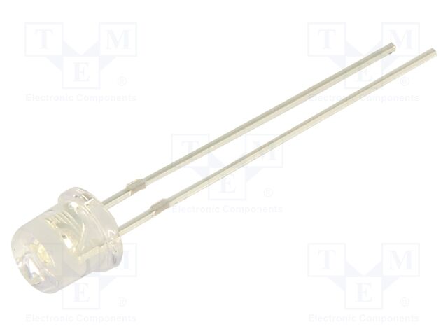LED; green; 5mm; 1560÷2180mcd; 140°; Front: flat; 2.7÷2.9VDC; round