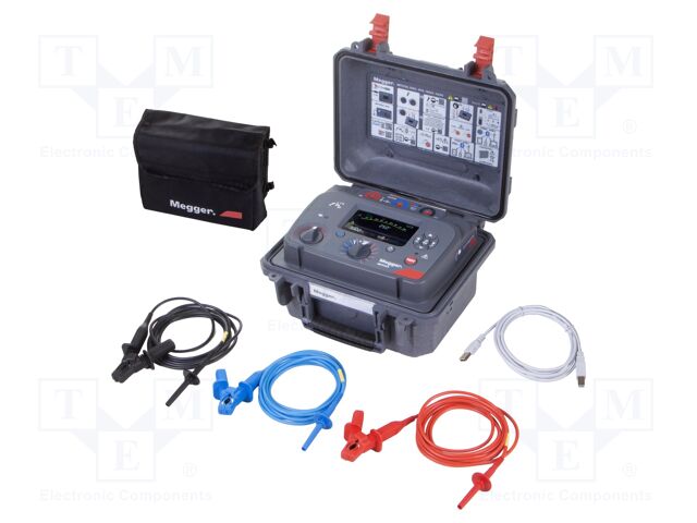 Meter: insulation resistance; LCD; VAC: 30÷660V; VDC: 30÷660V; IP65