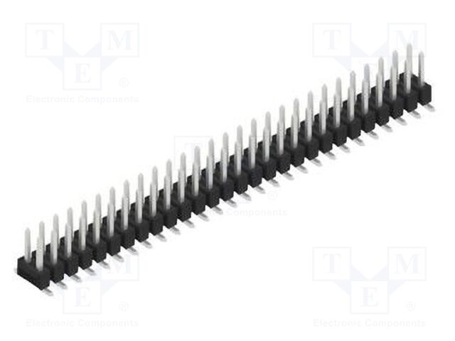 Connector: pin strips; pin header; male; PIN: 56; 2.54mm; SMT; 2x28