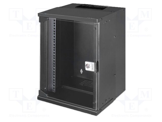 Enclosure: rack cabinet; Standard: 10"; SOHO PRO; 9U; black