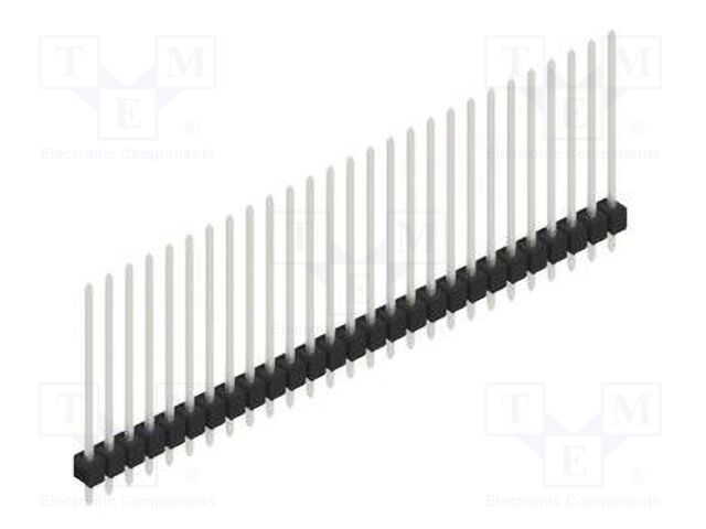 Connector: pin strips; pin header; male; PIN: 27; 2.54mm; THT; 1x27