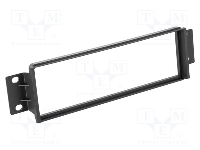 Radio frame; Nissan,Renault; 1 DIN; black