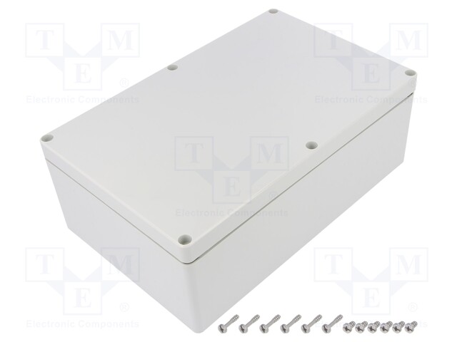 Enclosure: multipurpose; X: 160mm; Y: 250mm; Z: 90mm; EURONORD; grey