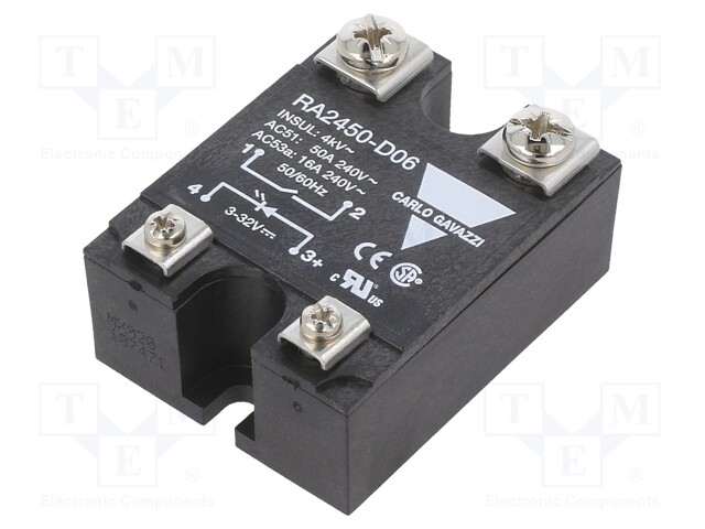 SSR, PANEL MOUNT, 280VAC, 32VDC, 50A