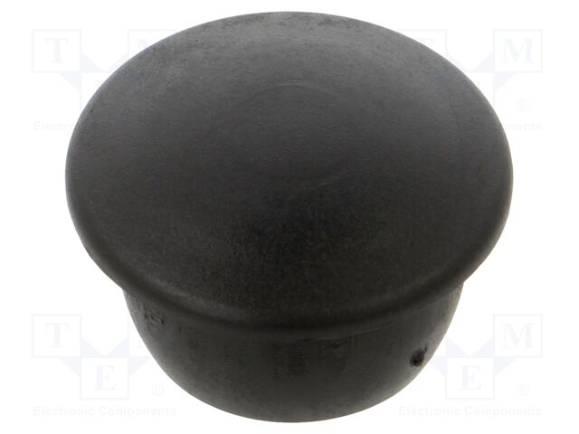 Accessories: stopper; H: 8.5mm; push-in; Flange dia: 19mm; black