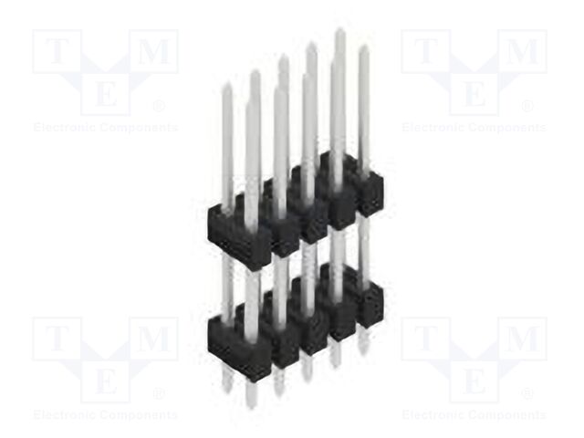Connector: pin strips; pin header; male; PIN: 10; 2.54mm; THT; 2x5