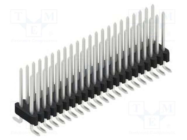 Connector: pin strips; pin header; male; PIN: 44; 1.27mm; SMT; 2x22