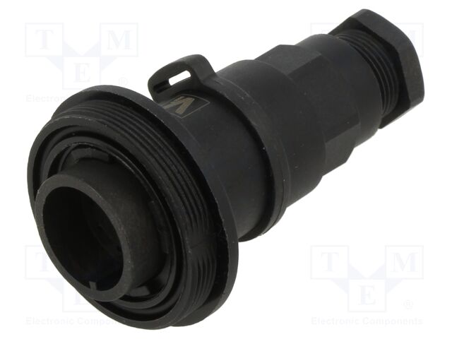 Connector: circular; plug; male; PIN: 3; 12A; 277V; IP68,IP69K; 5÷7mm