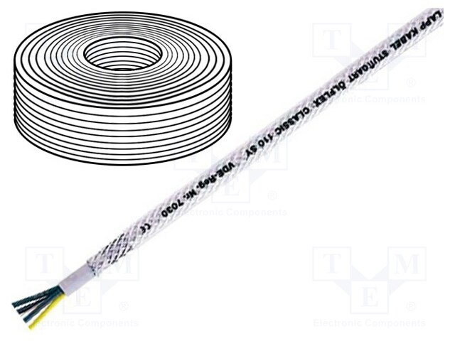 Wire; ÖLFLEX® CLASSIC 110 SY; 18G2.5mm2; PVC; transparent