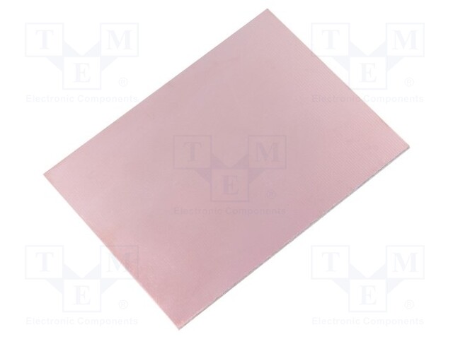 Laminate; FR4; 1.5mm; L: 100mm; W: 75mm; Coating: copper