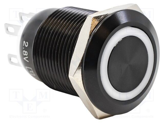 Switch: vandal resistant; Pos: 2; SPST NC + NO; 2A/24VDC; IP65