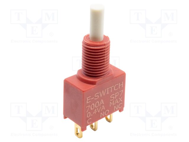 Switch: microswitch SNAP ACTION; Pos: 2; SPDT; ON-(ON); 1GΩ; 700A
