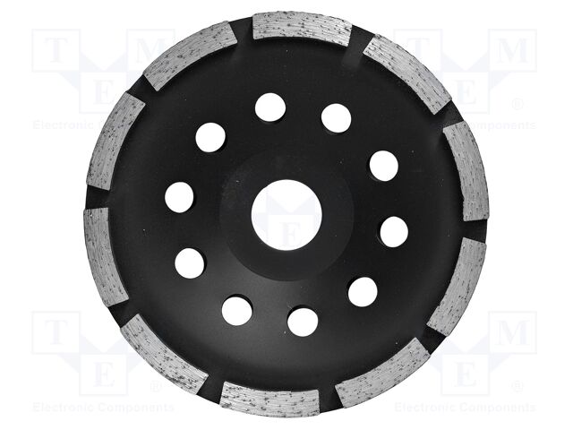 Grinding wheel; Ø: 125mm; Holder: assembly hole; Øhole: 22.2mm