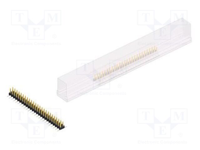 Connector: pin strips; pin header; male; PIN: 50; 2mm; SMT; 2x25
