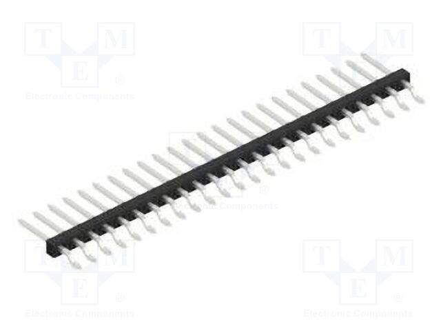 Connector: pin strips; pin header; male; PIN: 24; 2mm; SMT; 1x24