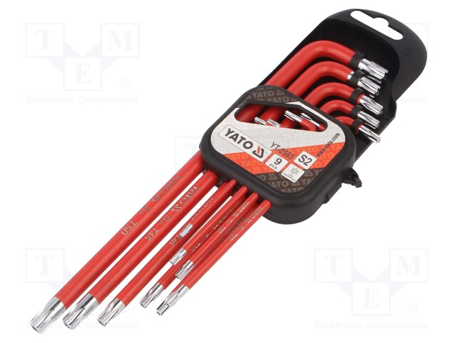 Key set; Torx® with protection; Pcs: 9