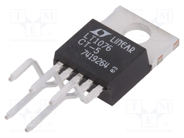PMIC; DC/DC converter; Uin: 8÷45V; Uout: 5V; TO220-5