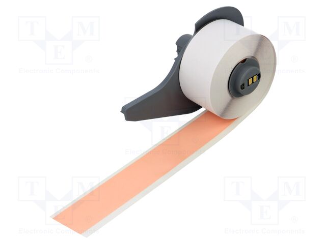 Tape; 25.4mm; 15.24m; pink; self-adhesive; -40÷82°C