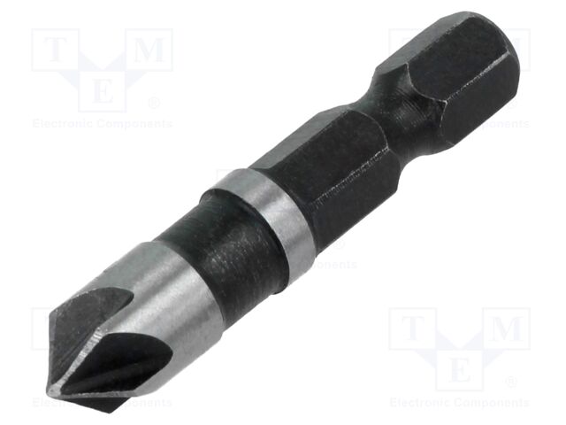 Countersink bit; Ø: 8mm; aluminium,wood,plastic; hexagonal; 1/4"