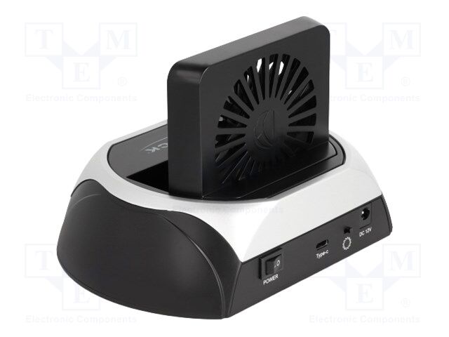 Docking station; USB 3.2 Gen 2; plastic; white,black