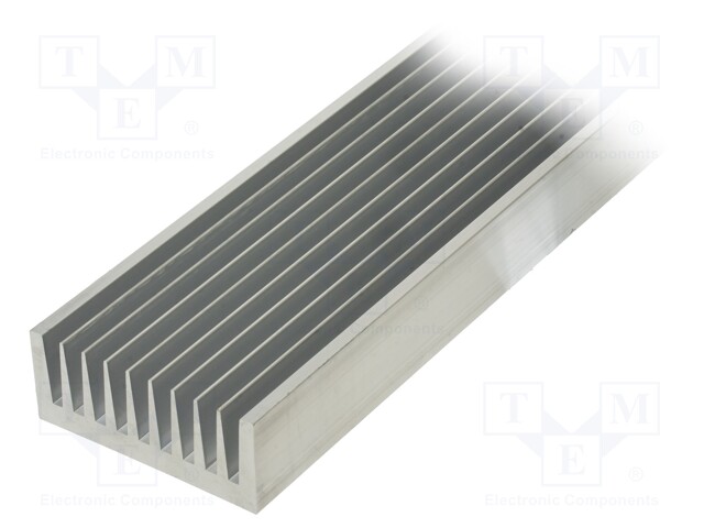 Heatsink: extruded; grilled; natural; L: 1000mm; W: 100mm; H: 40mm
