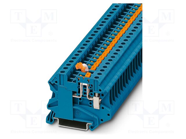 Splice terminal: rail; UT; 500V; screw terminal; PA; 0.14÷6mm2