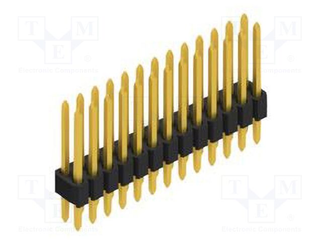 Connector: pin strips; pin header; male; PIN: 26; 1.27mm; THT; 2x13