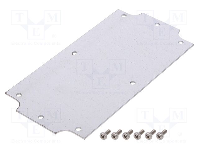 Mounting plate; steel; W: 76mm; L: 147mm; Series: 1554PB
