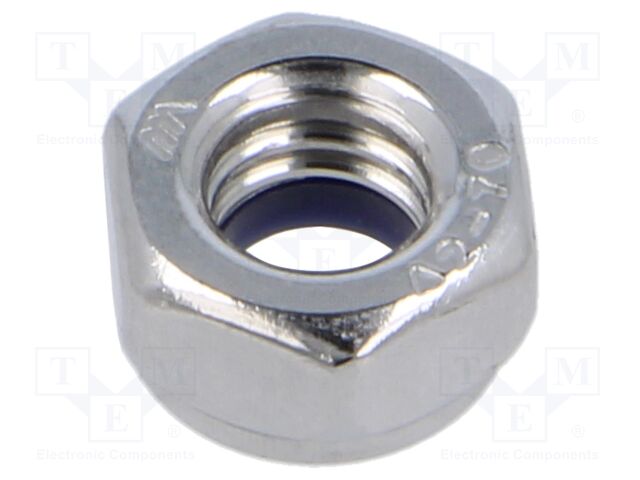 Nut; hexagonal; M6; 1; A2 stainless steel; 10mm; BN 637; DIN 985