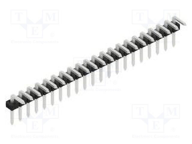 Connector: pin strips; pin header; male; PIN: 21; 2mm; THT; 1x21