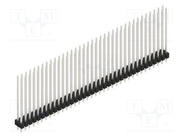 Connector: pin strips; pin header; male; PIN: 72; 2.54mm; THT; 2x36