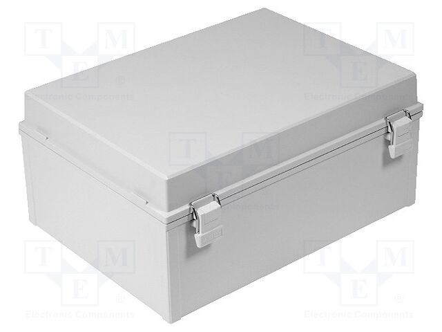 Enclosure: wall mounting; X: 400mm; Y: 300mm; Z: 180mm; CAB; ABS; grey